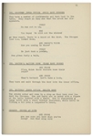 Moe Howard's 26pp. Script Dated May 1943 for The Three Stooges Film ''A Gem of a Jam'' -- With 5 Additional Pages of Script Changes -- Archival Repair to Cover, Otherwise Very Good Condition